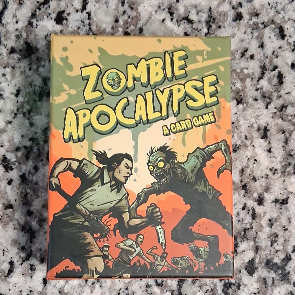 Zombie Apocalypse Card Game, Survival Strategy, Ages 12+, 2-6 Players, Zombies