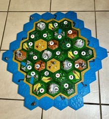 3D Printed & Hand-Painted Magnetic 5-6 Player Catan Board Game Set
