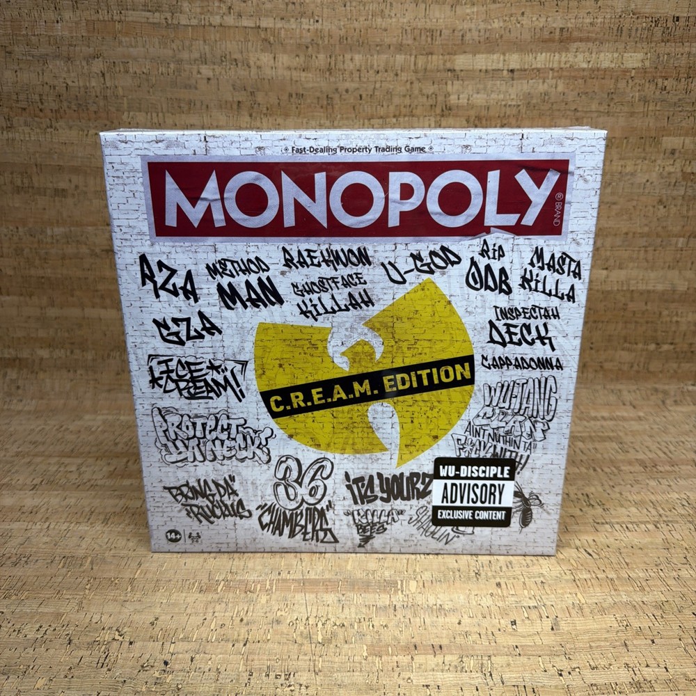 Monopoly: Wu-Tang Clan – C.R.E.A.M. Edition Brand New Sealed