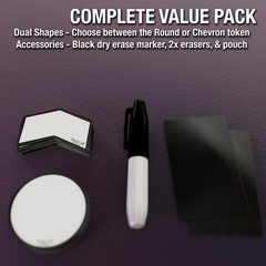 Fadestone Forge MTG Mini Dry Erase Token Set – 50 5.5 x 7 x 0.1 inches