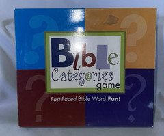 New Faith Kidz Bible Categories Game 2-4 players Age 12 and up Bible Knowledge