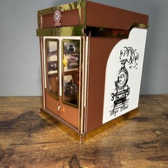 DIY Book Nook Kit Miniature Infinity Train Cabin 3D Puzzle Tonecheer – Harry P.