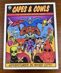 Capes & Cowls: The Superhero Board Game Adventures in Wyrd City Ultra Super Rare