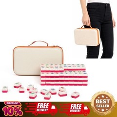 Maison Lude Cirquejong Mahjong Tiles 160 Tiles with Carrying Case Blooming!