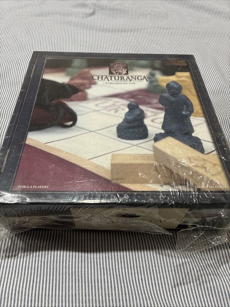 Chaturanga Classic Game- India Front Porch Classic Mostly Sealed NEW- Shelfwear