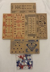 Challenge Master Game Co Sport Brain Busters 7 Games In 1 VINTAGE 1990s NIB