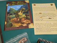 The Hare & The Tortoise Storybook Racing Game COMPLETE Iello Tales and Games