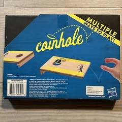 NIB Coinhole The Tabletop Coin Bouncing Board Game Party Game Hasbro Gaming NEW