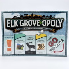 Go ELK GROVE OPOLY Monopoly Board Game Made By Late For The Sky California Sac