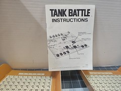 Parts 1975 Vintage Tank Battle Game by Milton Bradley 85% Of Parts Only #4508