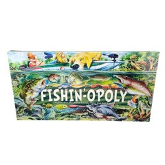 Late for the Sky Fishin-Opoly Board Game New Sealed Fishing Theme