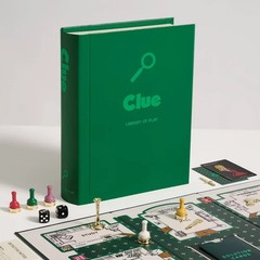 Library of Play : CLUE – 2025 Bookshelf Book Board Game *Rare* *BRAND NEW*