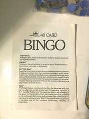 Vantage Bingo machine cards Collectors Edition 1999 game in a Tin CARDINAL box