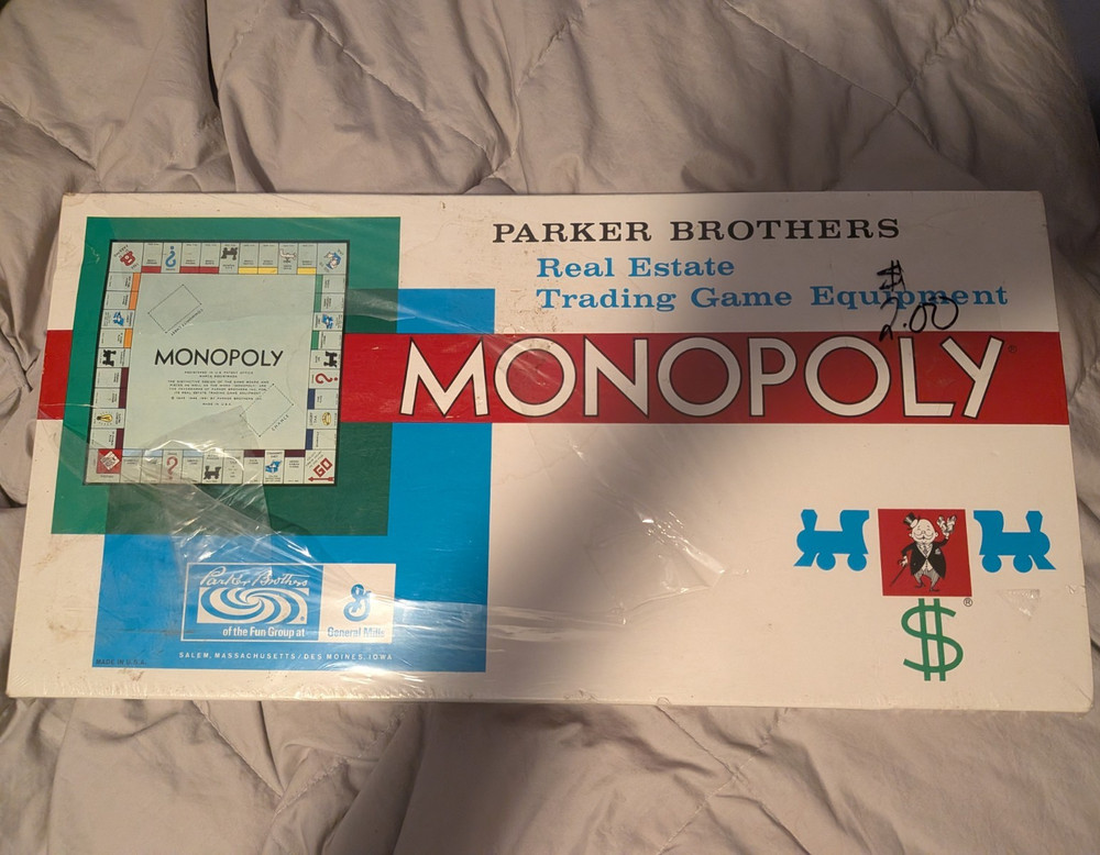 Vintage Monopoly Real Estate Trading Game 1962