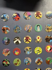 Collection Of Pogs And Slammers 335 Pogs And Slammers – 21 Plastic 9 Metal Slamm