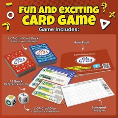 Oh Crud Deluxe Edition: A Trick-Taking Card & Dice Game for Adults & Families…