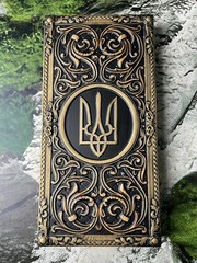 Ukraine BACKGAMMON Trident Luxury Wooden Board Game Carved Set New Nardy Нарды