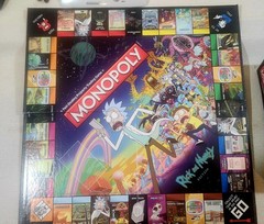 Monopoly Game Rick and Morty Collector’s Edition Gently Used