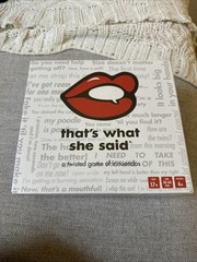 That’s What She Said The Party Game of Twisted Innuendos – SEALED