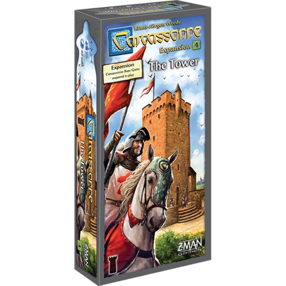 Carcassonne: The Tower Expansion for Ages 7 + – Asmodee Family Strategy Board Ga
