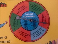 1954 Transogram Calling Superman Board Game Complete – Selling by Original Owner