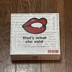 That’s What She Said Game – The Hilariously Twisted Party Game (age 17+) Sealed