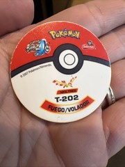 Pokemon Pogs Moltres Tazos Sabritas Taps Mexico Nintendo Tazo 2007 Collectable