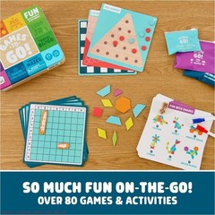 Games On the Go Tin Travel Game Set for Kids Ages 3-6+