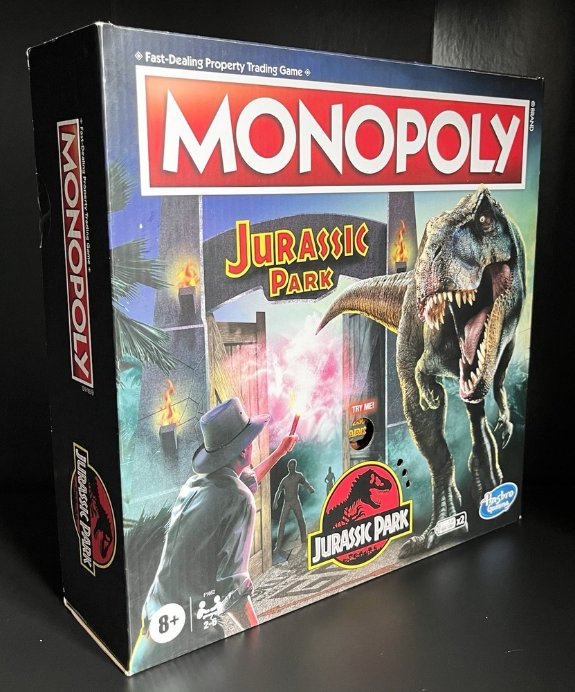 Monopoly: Jurassic Park Board Game – Hasbro 2021 – Sound Tested! *NEW/SEALED!*