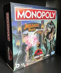 Monopoly: Jurassic Park Board Game – Hasbro 2021 – Sound Tested! *NEW/SEALED!*