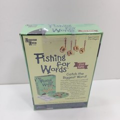 Fishing for Words University Game Wooden Dice Game 01389 Ages 8+ 2 to 4 Players