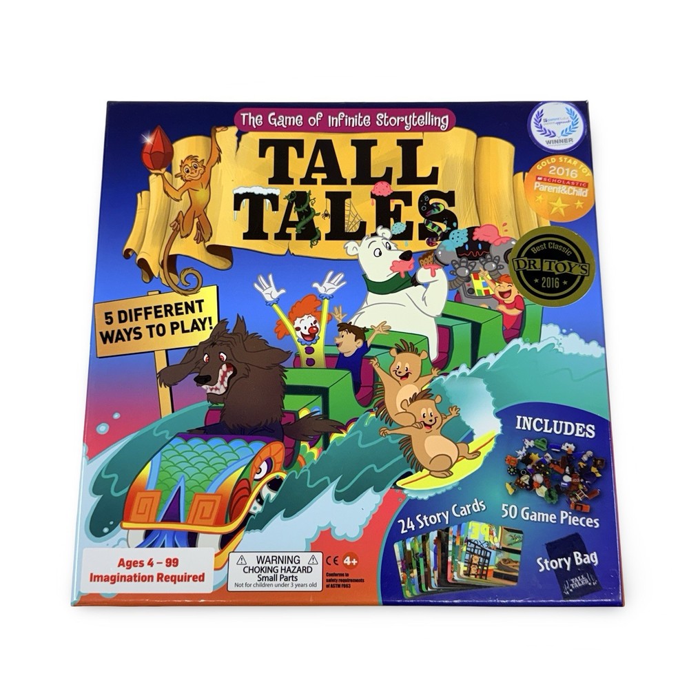 Tall Tales Board Game of Infinite Storytelling Learning Imagination SCS Exc Cond