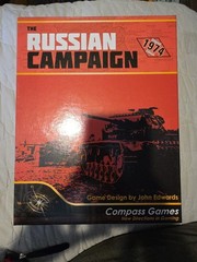 Compass Games the Russian Campaign Original 1974 Ed Board Game Complete G2U