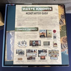 Waste Knights 2nd Ed Board Game Kickstarter All-In Big Box Post-Apoc Complete