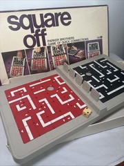 Vintage Parker Brother Square Off Board Game 1972 Complete In Box Excellent Cond