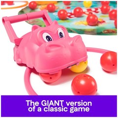 , Hungry Hungry Hippos Giant Edition, Family Game for Indoor & Outdoor Play w…