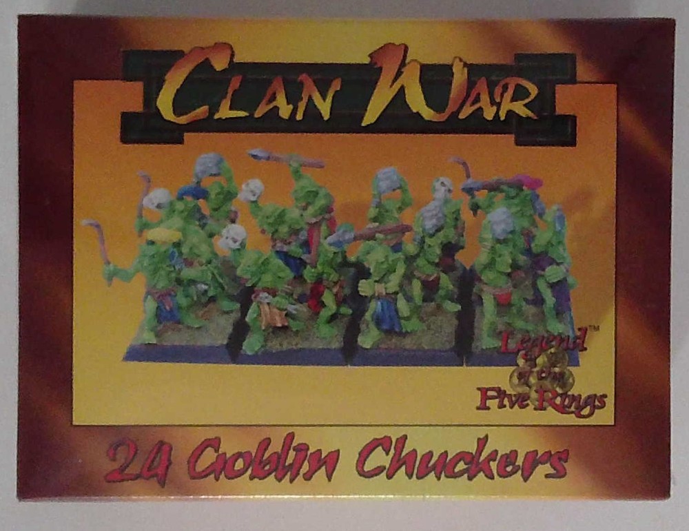 L5R Clan War Goblin Chuckers 13-109 AEG Bob Olley Ken Carpenter Box Set