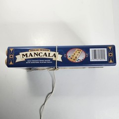 VTG Cardinal Solid Wood Folding Mancala Game With Metal Tin Sleeve Case Parts