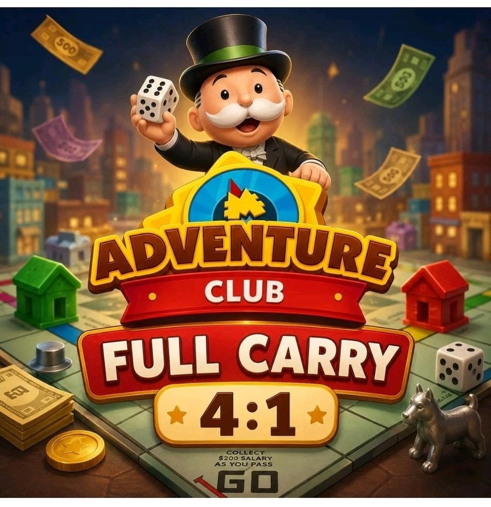 Mono_poly_GOADVENTURE_CLUB_EVENT SLOTSFULL CARRY_AVAILABLE!