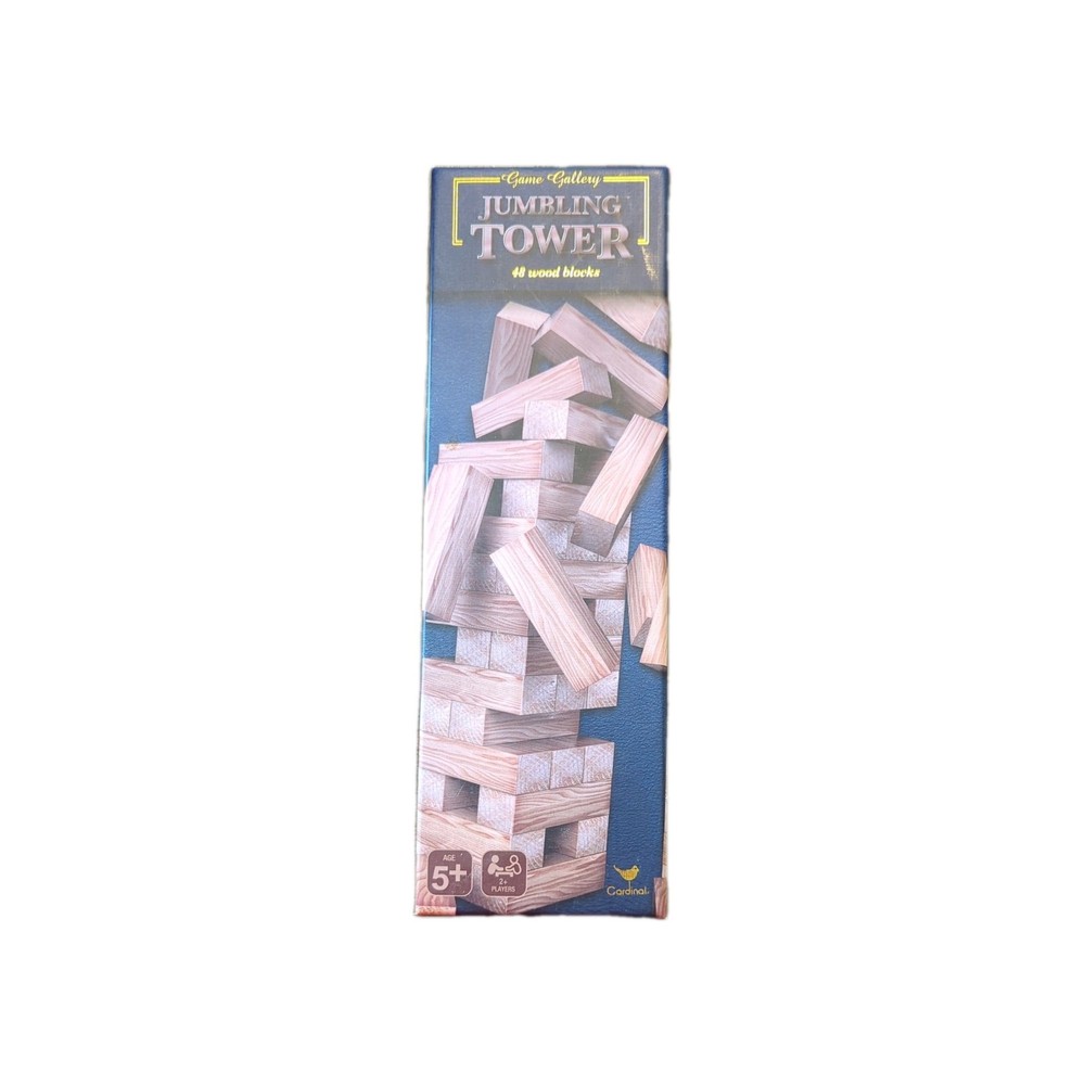 Game Gallery Jumbling Tower 48 Pcs Cardinal Games Strategy & Nerves Toys 5+ NEW