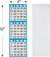 Ultimate Bingo Set: 1000 Durable Cards with Bold Numbers – No Duplicates