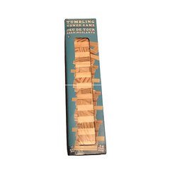 72 Pc Set Tumbling Tower Wooden Stacking Blocks – New In Box | Kids Block Game