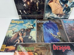Dragon Magazine Lot of 5 #84 #105 #108 #113 #129 AD&D D&D All Bagged Boarded