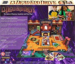 13 Dead End Drive Board Game Milton Bradley -Family Game Night Kids & Adults