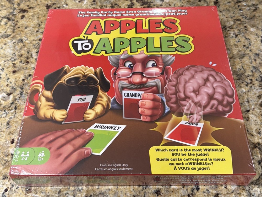 Apples To Apples Party Box Family Game Ages 12+ 4-8 Players New Sealed