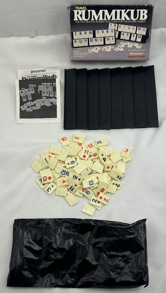 1988 Travel Rummikub Game by Pressman Complete in Great Condition FREE SHIPPING