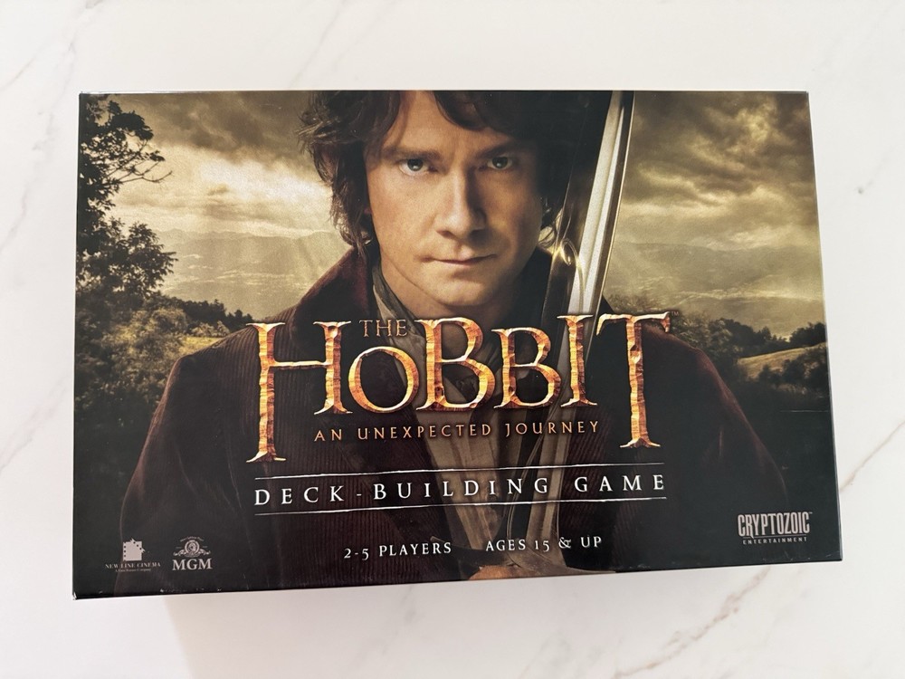 The Hobbit An Unexpected Journey Deck Building Board Card Game + Promo Card