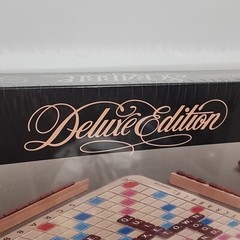 Scrabble Crossword Game Deluxe Edition Turntable 4034 1989 Milton Bradley Sealed