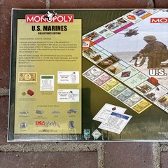 Monopoly US Marines Board Game Military 2005 Collector’s Edition New Sealed