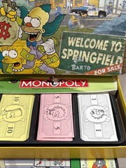 The Simpsons Monopoly 2004 Used Complete Parker Brothers Vtg